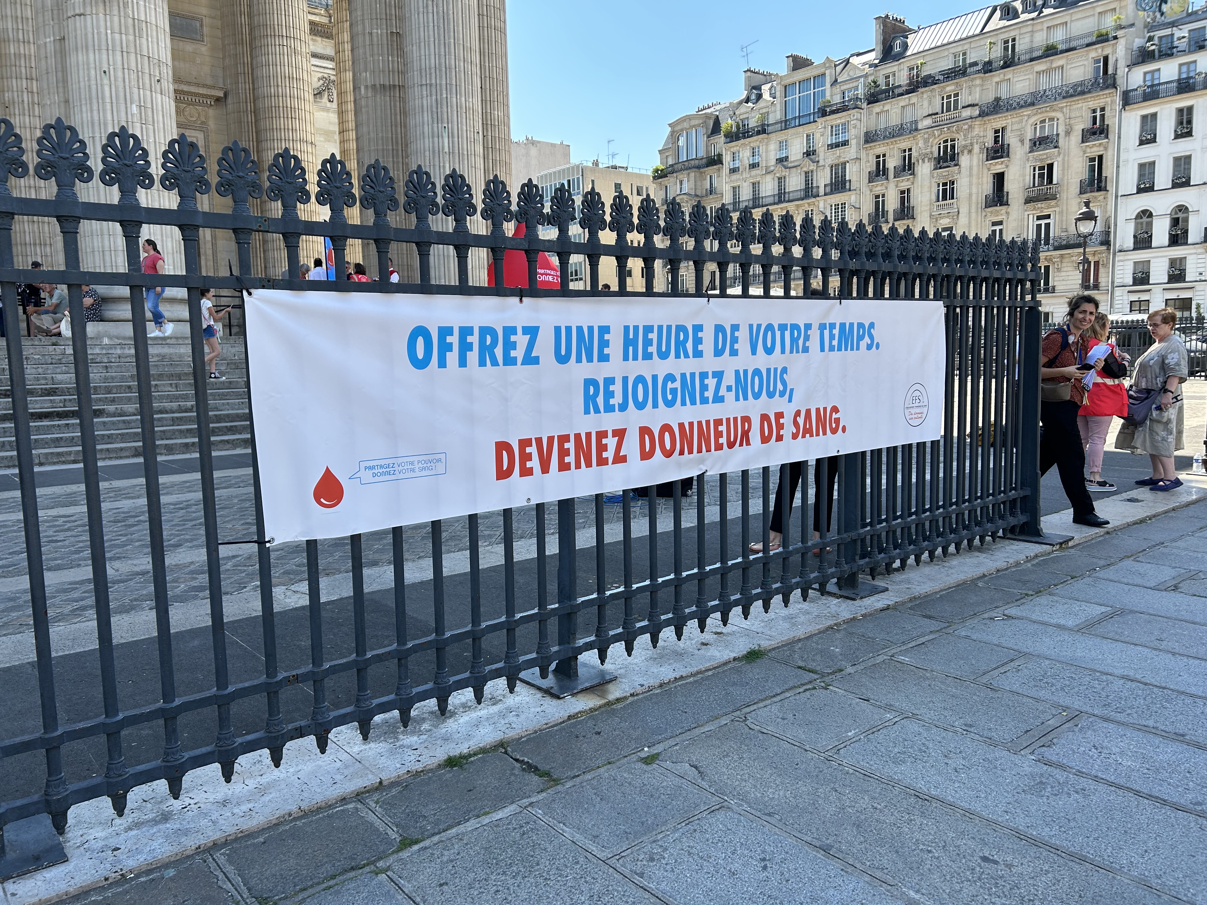 Journée mondiale des donneurs de sang 2023 à Paris