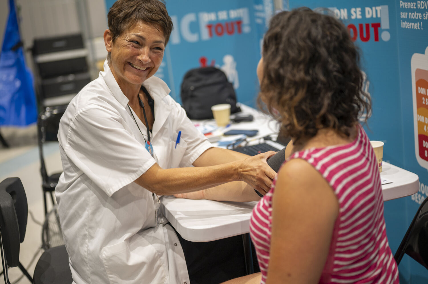 Medecin_Entretien préalable au don_© EFS Thomas Gogny