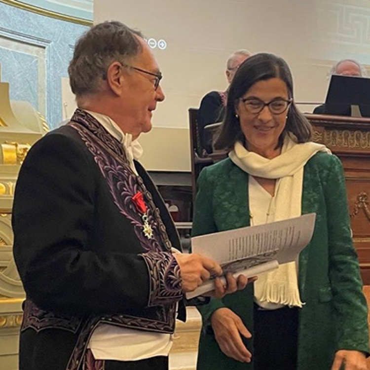 France Pirenne à l’Académie Nationale de médecine