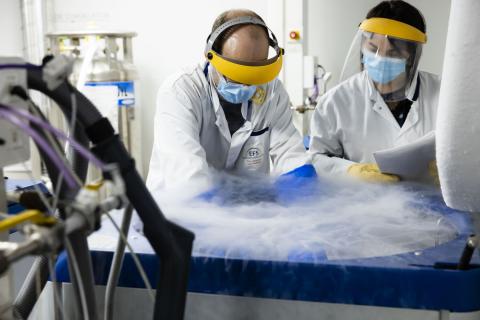 Banque tissus Besançon greffe local cryogénique © EFS Philippe Castano