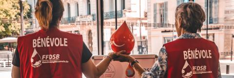 Bénévoles pour le don de sang