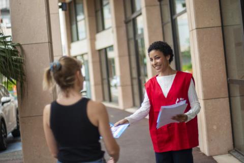 Bénévole collecte de sang © EFS Thomas Gogny