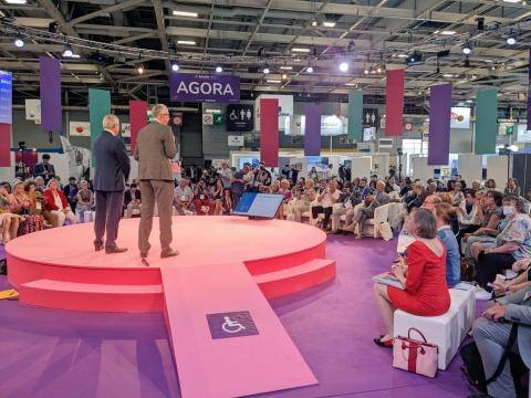 Cérémonie de remise des trophées du label Commune Donneur - salon de l'AMIF - 2023