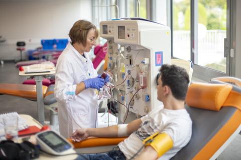 Don de plasma à la Maison du don de Rennes_Thomas Gogny