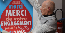 L’EFS célèbre l’un de ses donneurs, recordman du don en France !
