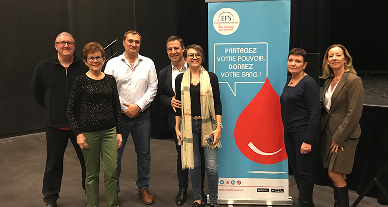 Nouveau partenaire  pour l’Etablissement français du sang : le casino JOA de la Seyne-sur-Mer accueillera désormais des collectes de sang dès janvier 2020. 