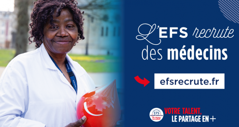 L’EFS recrute des médecins en régions Hauts-de-France et Normandie